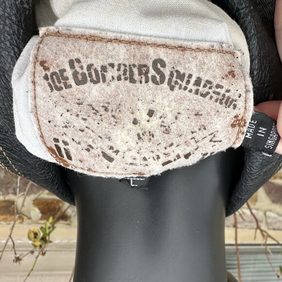 Vintage Joe Borders Squadron Mens XL Jacket Denim Full Zip Distressed Washed - Picture 11 of 15